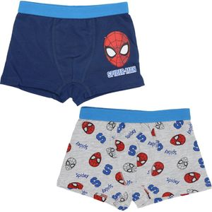 Spiderman - Boxershorts - Set van 2 stuks - Onderbroek - Maat 122/128