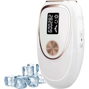 Laser - Ontharingsapparaat IPL - Epileerapparaat - 999.999 Flitsen - Inclusief Beschermbril & Scheermesje