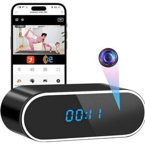 Lexium Verborgen Camera - Spionage Camera - Geheime Camera - Spy Camera - Spycamera - Spion Camera - Verborgen Mini Camera - Spy Camera Mini - Afluisteren - Afluisterapparatuur