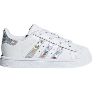 adidas - Superstar EL I - Glinsterende Sneakers - 23 - Wit