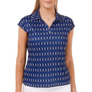 Func Factory dames Top Alice blue print maat 44