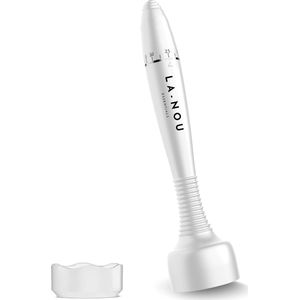 La Nou® Dermastamp Wit - Verstelbare Microneedling Dermastamp - Derma Stamp - Dermaroller - Dermarolling - Microneedling - Haargroei - Baardgroei - Huidverzorging - 140 naalden - Verstelbaar van 0,3mm tot 3mm