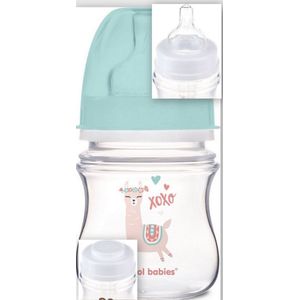 Canpol Babies | EXOTIC ANIMALS | Easy Start | Anti-Koliek babyfles | 0m+ | 120 ml 120 ml