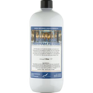 Body & Hair Hammam Herbal 1 liter - 2 in 1 voor lichaam en haar.