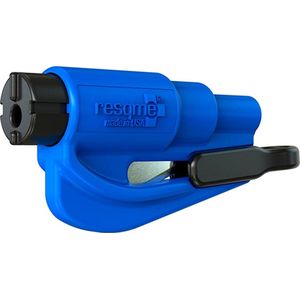 ResQme® Noodhamer - Sleutelhanger - Origineel - Reddingshamer - Auto Hamer - Blauw