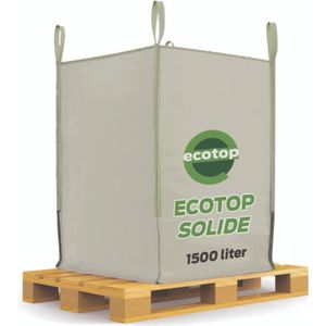 Ecotop Solide in Big Bag 1500L | Meststof op basis van koemest met natuurlijke toevoeging van wormenmest, lavameel en micro-organismen.