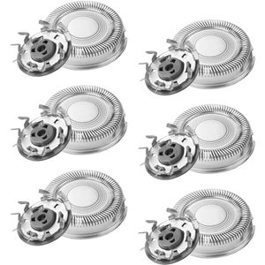 Shaving Heads - 6 Stuks - Compatibel met Kleine Borstel - Universele Vervangende Scheerkop - Geschikt voor SH7000 Series