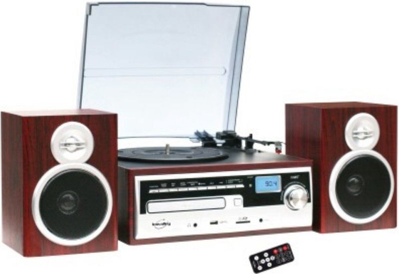 Inovalley CH14E home audio systeem 80 W Hout