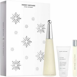 Women's Perfume Set Issey Miyake EDT L'Eau D'Issey 3 Pieces