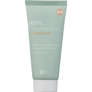 Etos Foundation - Pure - Mat - Vegan - 070 - Neutral Cinnamon - 30ML