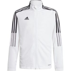 adidas - Tiro 21 Track Jacket Youth - Trainingsjack Kind - 140 - Wit