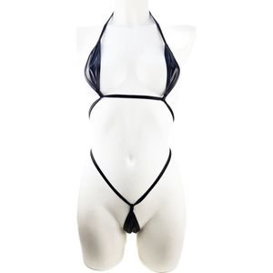 BamBella ® - Bikini - Onesize - Super sexy dames kleding zwart erotische zwem lingerie
