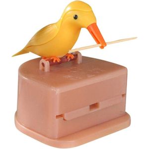 Leuke Vogel Tandenstoker Dispenser | Milieuvriendelijk | Praktische Tandenhouder voor Hapjes en Cocktails