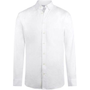 McGregor Overhemd Overhemd Oxford Stretch Mm999 6001 01 9000 White Mannen Maat - S