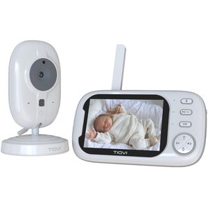 Tiqvi - Smart Babyfoon - 3,5 inch LCD-scherm - 1080P - WiFi - Nachtzicht