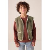 Sissy-Boy - Donkergroen - Gilet - Teddy