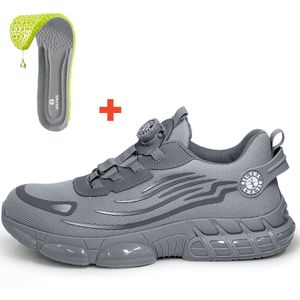 Silvex® Cloudwalk Veiligheidsschoenen - Memoryfoam zool - Werkschoenen voor Dames en Heren - Pijnverlichtend - Stalen Neus - Orthopedisch - Sneaker - Antislip - Unisex - Ademend en licht design - Maat 42