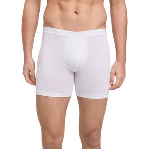 FALKE Daily Comfort Long Leg 2-Pack huidvriendelijk elastisch katoen broek van onderlaag heren wit - maat 3XL