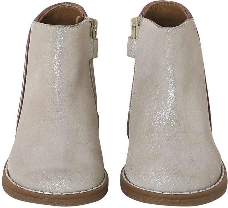 Vertbaudet - Baby Leren Laarzen - Zwart - Met Rits