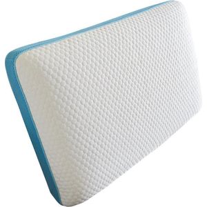 MC SLEEP® | Traagschuim hoofdkussen met cooling gel - 60x40x14cm