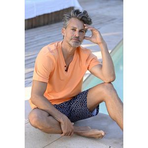 Haaien heren shortama oranje - Oranje - Maat - 46