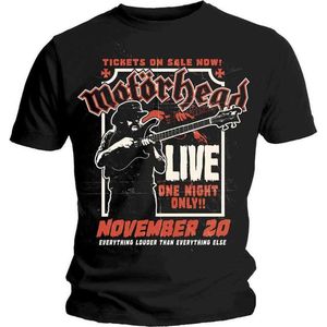 Motorhead - Lemmy Firepower Heren T-shirt - M - Zwart