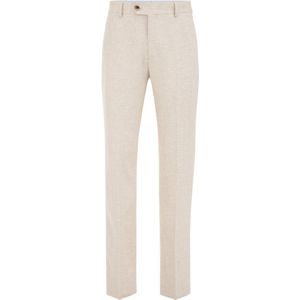 WE Fashion Heren pantalon van linnenmix