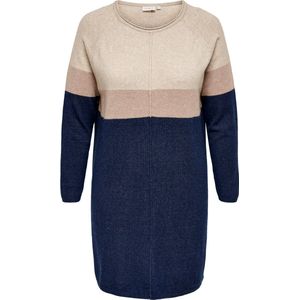 ONLY CARMAKOMA CARLAURA ABK DRESS ESS KNT Dames Jurk - Maat M/48