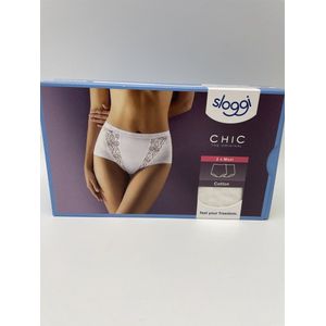 Sloggi - Chic - Dames Maxi Slip - 2 Stuks