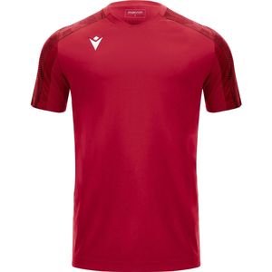 Macron - Gede Shirt - Korte Mouw - Rood / Donkerrood