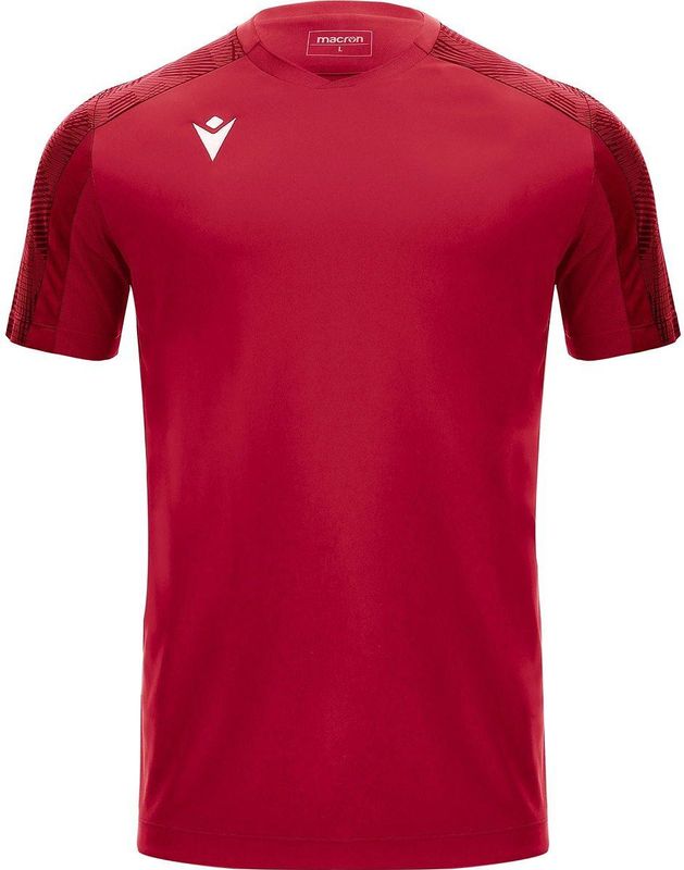 Macron - Gede - Sportshirt - Zwart - Technische Materialen