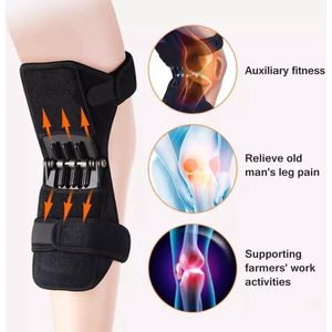 LOUZIR 2 stuks Krachtige Veerkracht Knie brace -Orthopedische Kniebrace Met Scharnier - Kniesteun Stabilisator - Knieband Support Strap - Optimale Knie Ondersteuning.