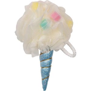 Clayre & Eef Badspons Ø 10x18 cm Wit Polyester