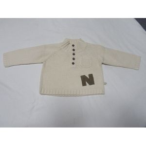 noukie's , jongens , trui , ecru ( creme ) , gebreid , 3 maand 62