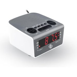 Equivera - Wekkerradio - Klokradio - DAB - Digitale Wekkerradio met AM/FM Radio