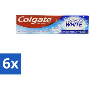 Colgate - Advanced White - Tandpasta - 100ml - Voordeelverpakking - 6 stuks