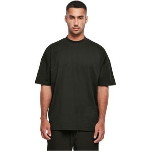 Build your Brand - BY230 - T-shirt - Zwart - Oversized Mock Neck