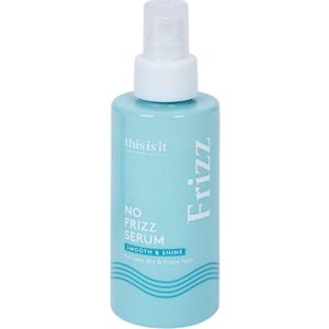 This is It No Frizz Haarserum | 130 ml | Vegan Haarserum voor zeer droog & pluizig haar - Smooth & Shine Haarserum