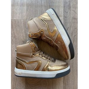 Hip sneaker goud maat 35