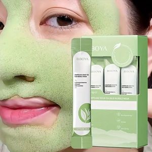 Theemodder Bellenmasker - 12 Stuks 30g - Diepe Reiniging & Porieverfijning - Verhelderende Hydratatie met Salicylzuur - Melkzuur - Centella Asiatica & Niacinamide - Hypoallergeen Voor Alle Huidtypes