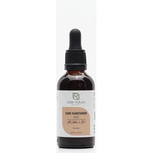 Roze Nature - Sint-Janskruidolie - natuurlijke olie - Verlicht spierpijn - Effectief bij eczeem, psoriasis en acne - Bevordert wondgenezing