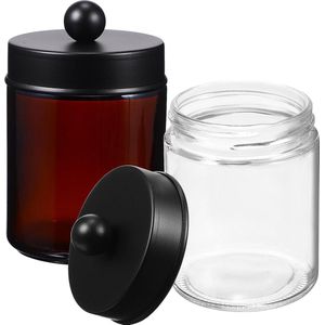 Wattenstaafjes, houder voor het opbergen van wattenstaafjes, wattenstaafjes, houder voor make-uptafel, organizer voor wattenstaafjes, wattenballen, staafjes, oorstokjes