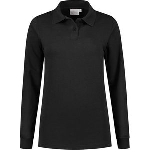 Santino Polosweater Rick Ladies – Zwart maat S