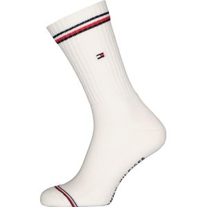 Tommy Hilfiger Iconic Sport Socks (2-pack) - heren sportsokken katoen - wit - Maat: 47-49