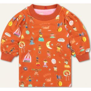 Oilily - Donna sweat dress - Oranje - 80/18m