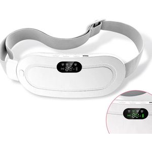 Currero Menstruatie Pijnverlichting - Warmteband - Verwarmingsband - Massagekussen - 4 Standen - Wit