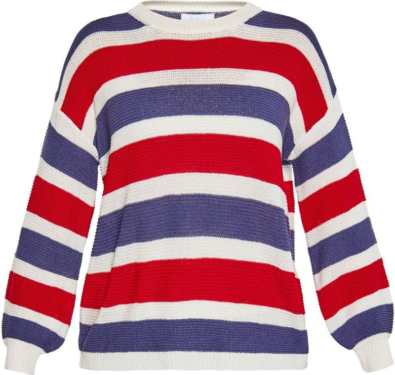 usha - Pullover - Gestreept - Met Lange Mouwen