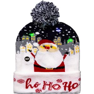 Kerstmuts voor volwassenen met licht