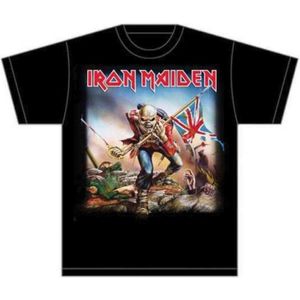 Iron Maiden - Trooper Heren T-shirt - XL - Zwart