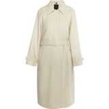 DreiMaster - Overgangsjas - Wolwit - Trenchcoat-stijl - Wolmix